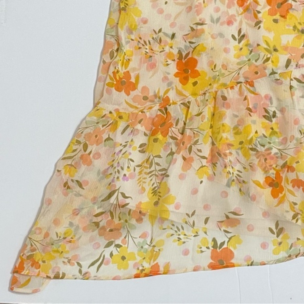 Women's‎ Floral Asymmetrical Whimsical Fairy Skirt XXL Spring Easter - Picture 4 of 14
